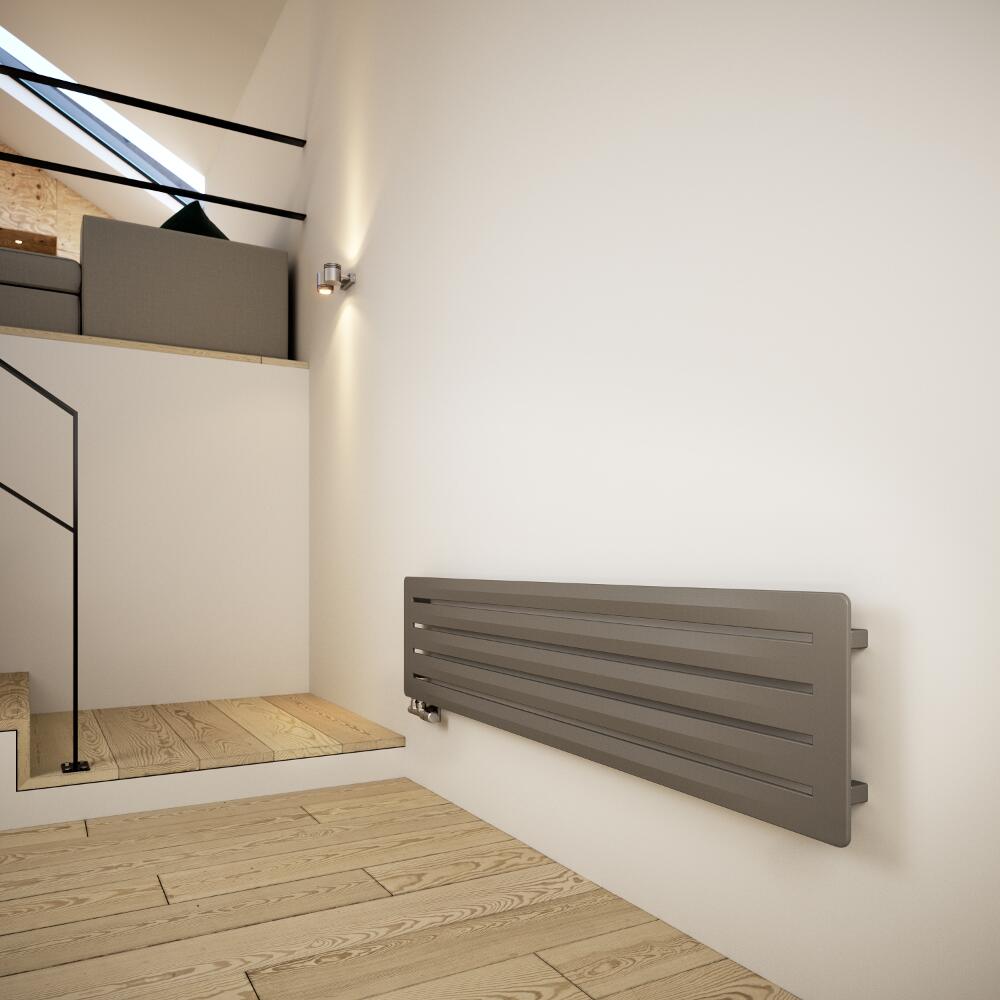Terma Aero - Stone Horizontal Designer Radiator 410mm x 1800mm