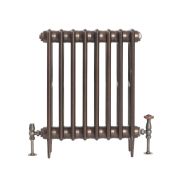 Milano Alice - Classic Cast Iron Column Radiator - 660mm Tall - Antique Copper - Multiple Sizes Available