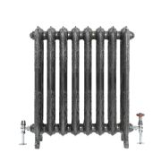 Milano Beatrix - Ornate Cast Iron Radiator - 768mm Tall - Dark Pewter - Multiple Sizes Available