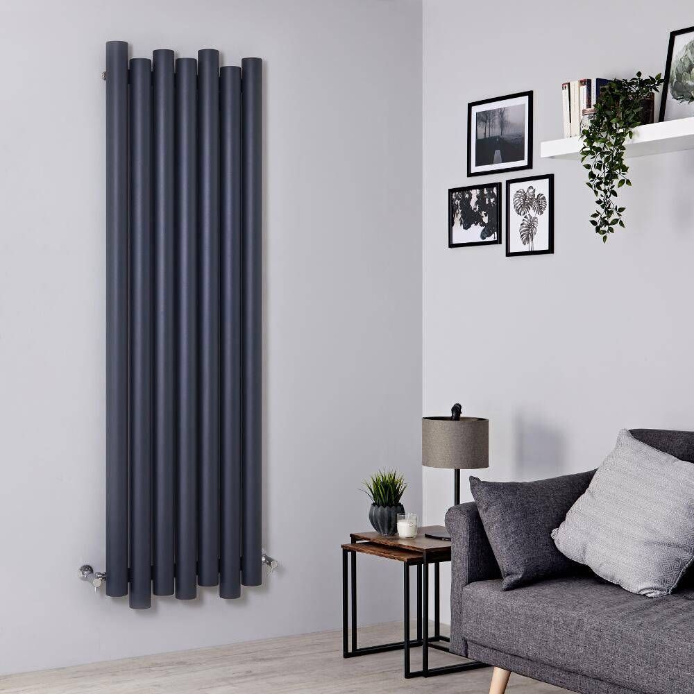 Milan Radiator Milano Motus - Aluminium Vertical Designer Radiator (Single Panel ...