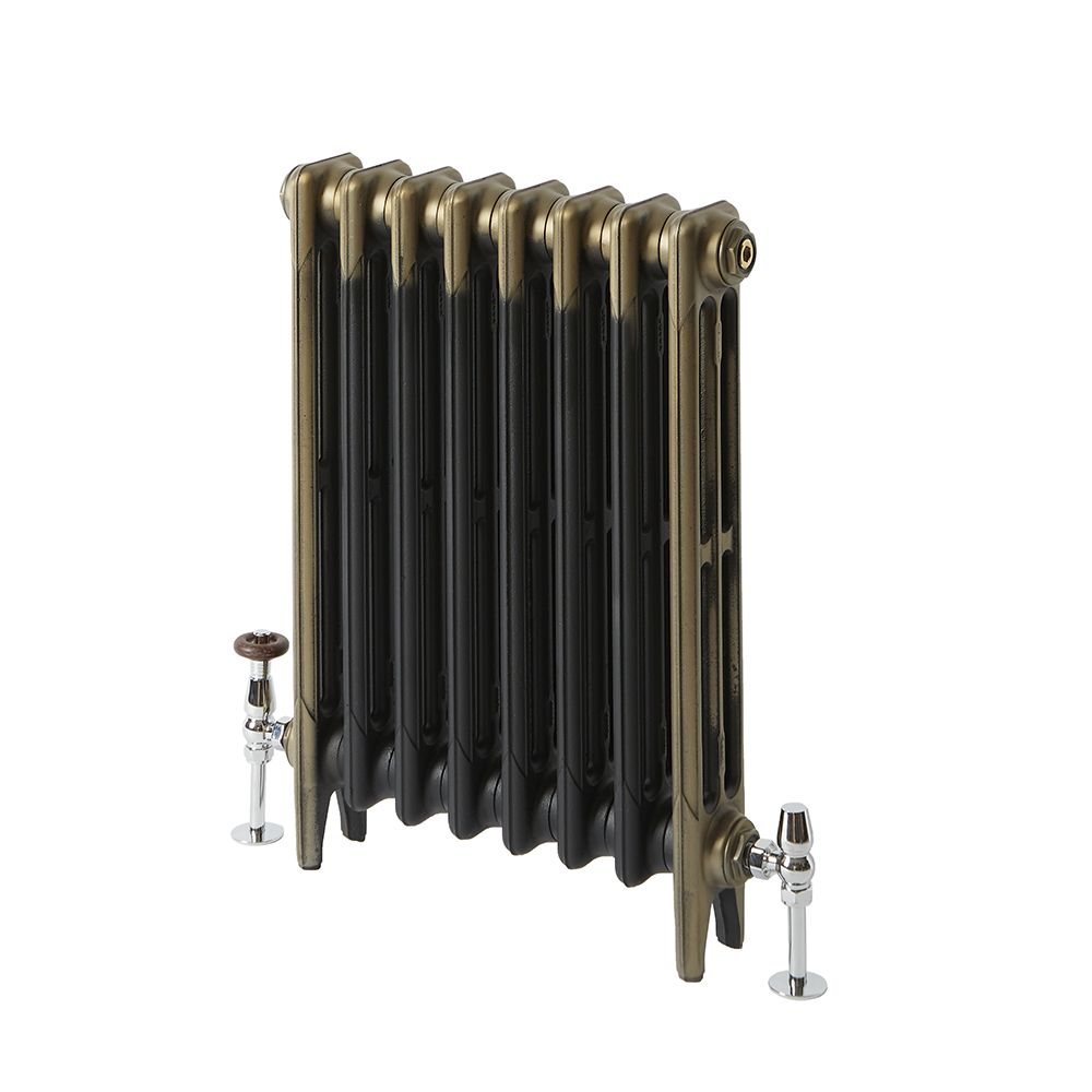 Milind Radiators cast-iron-radiator-660mm-tall-natural-brass-multiple-sizes-available