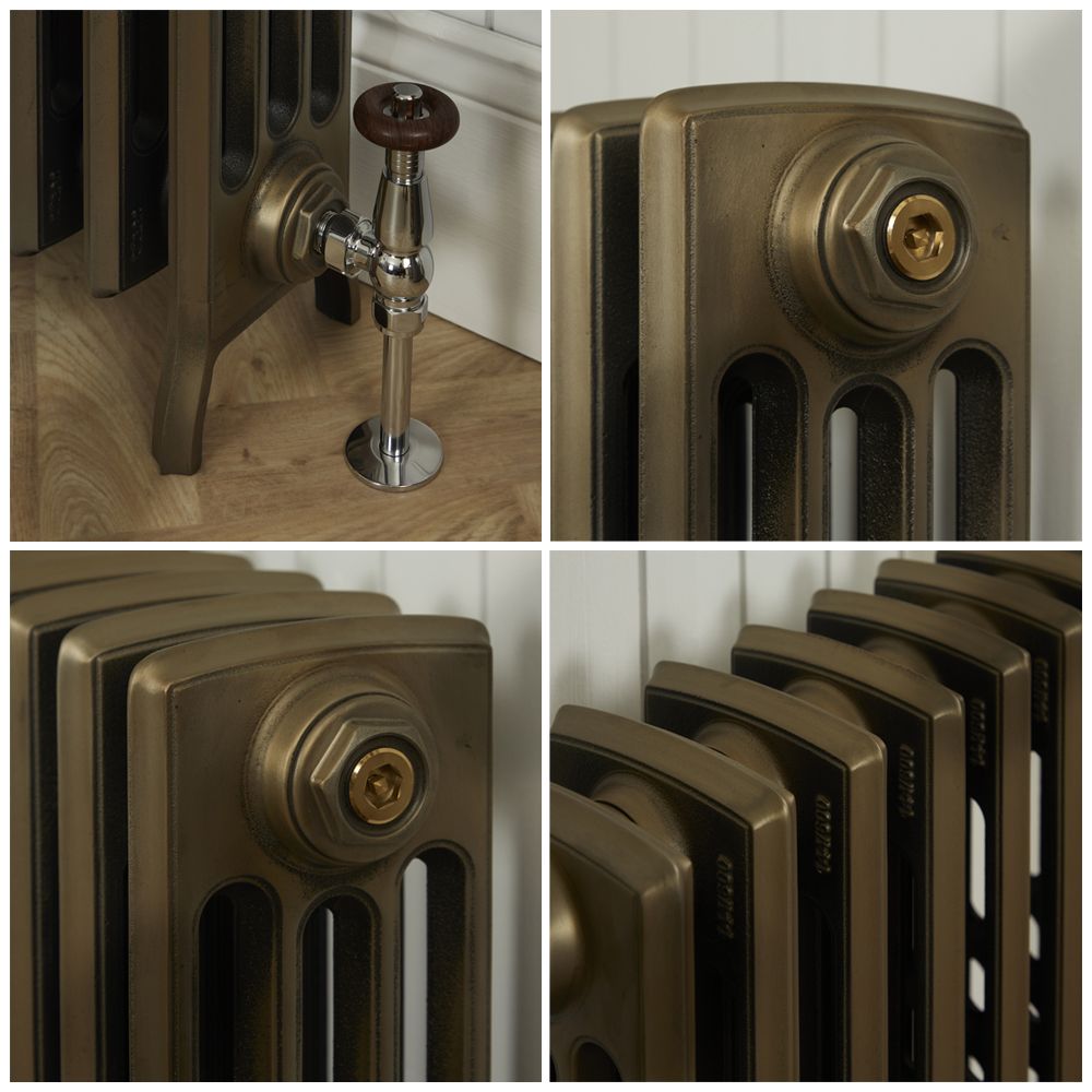 Milano Isabel 4 Column Cast Iron Radiator 760mm Tall Natural milano-isabel-4-column-cast-iron-radiator-760mm-tall-natural