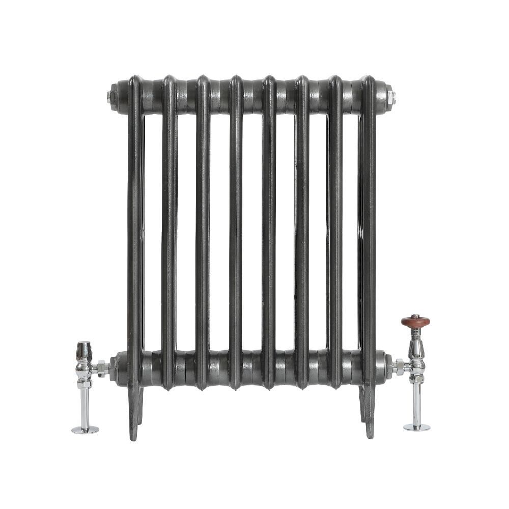 Pewter Radiator Column Milano Alice - Classic Cast Iron Column Radiator - 660mm Tall - Dark ...