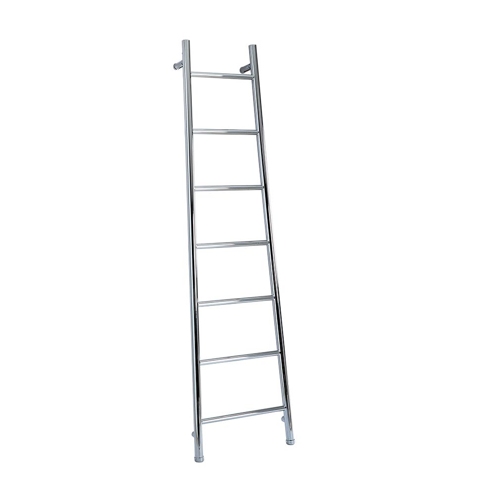 Milano Indus Floor Standing Chrome Ladder Heated Towel Rail 1800mm x 500mm