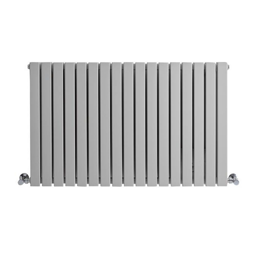 Grey Flat Fronted Radiators Milano Capri Light Grey Flat Panel
