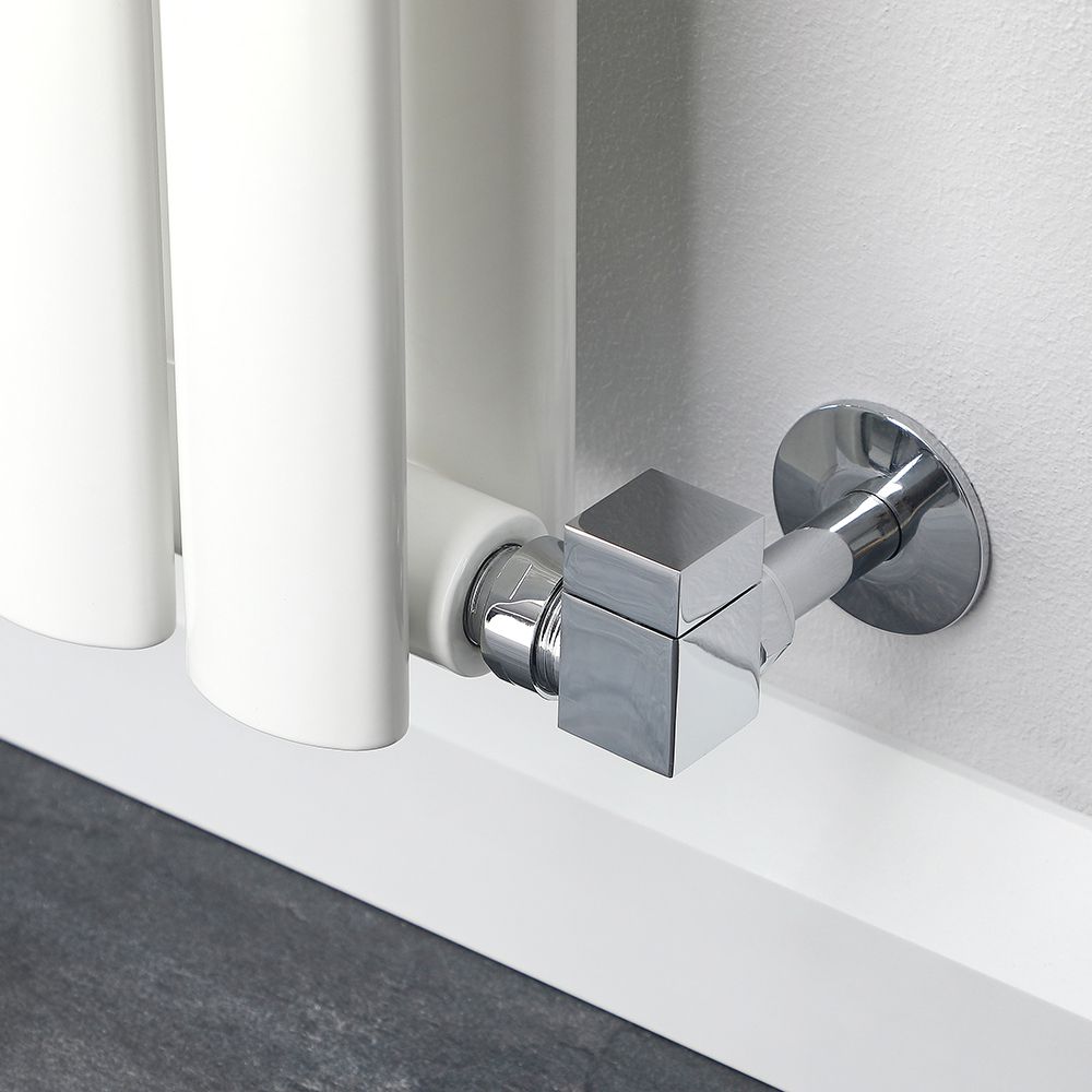 Milano - Chrome Square Corner Radiator Valves