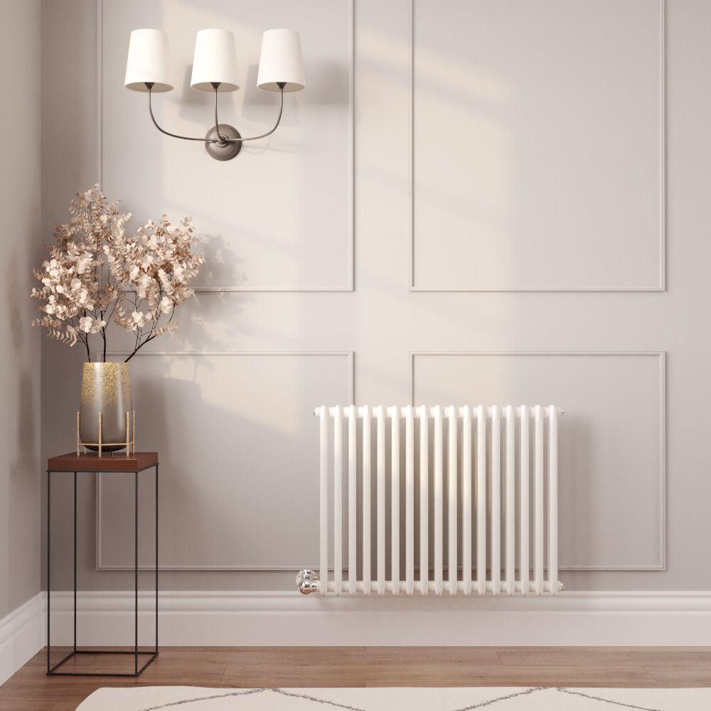 Milano Windsor - White Traditional Horizontal Electric Double