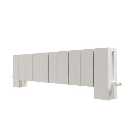 Carisa Elvino Floor - Aluminium Horizontal Designer Radiator - Double Panel - Choice of Finish