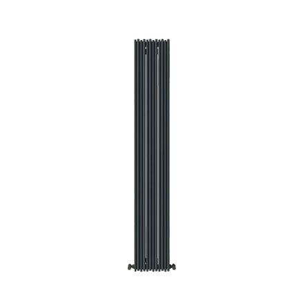 Carisa Pipette - Aluminium Vertical Designer Radiator - Single Panel - Choice of Finish