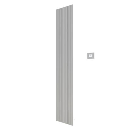 Carisa Boreas M - Aluminium Electric Vertical Designer Radiator - Single Panel - Choice of Finish