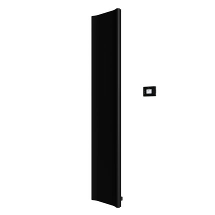 Carisa Boreas B - Aluminium Electric Vertical Designer Radiator - Single Panel - Choice of Finish
