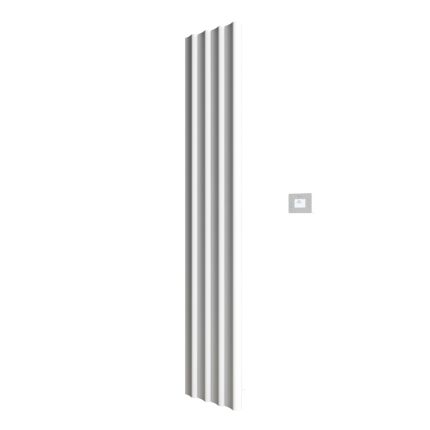 Carisa Boreas S - Aluminium Electric Vertical Designer Radiator - Single Panel - Choice of Finish