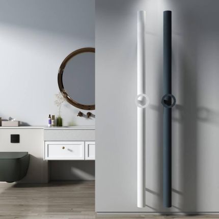 CARISA OTTO SINGLE Electric Towel Rail - Choice of size & finish