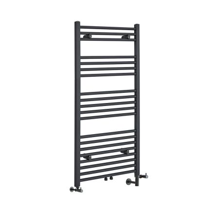 Milano Neva - Anthracite Dual Fuel Heated Towel Rail 1188mm x 500mm