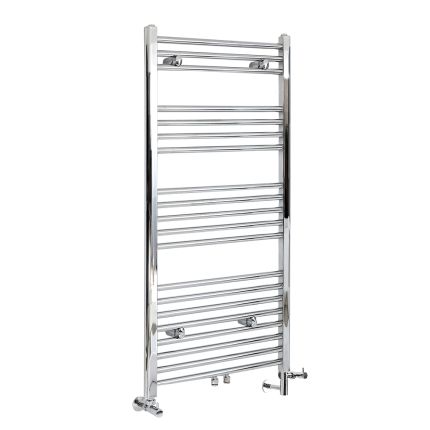 Milano Neva - Chrome Dual Fuel Heated Towel Rail 1188mm x 500mm