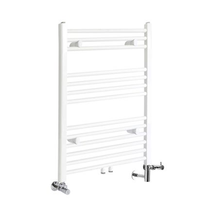 Milano Neva - White Dual Fuel Heated Towel Rail 803mm x 500mm