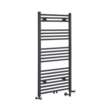 Milano Neva - Anthracite Dual Fuel Heated Towel Rail 1188mm x 600mm