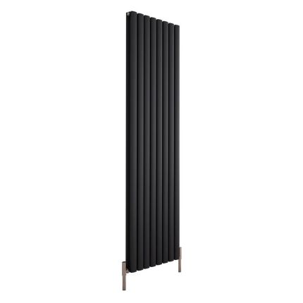 Milano Aruba Ayre - Aluminium Anthracite Vertical Designer Radiator 1800mm x 470mm (Double Panel)