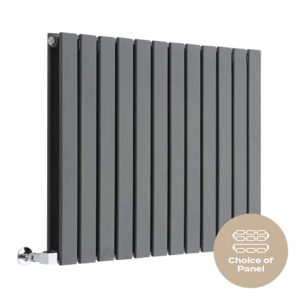 Milano Alpha - Flat Panel Horizontal Designer Radiator - All Colours