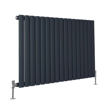 Milano Aruba - Horizontal Double Panel Designer Radiator - Choice of Classic Colours and Sizes