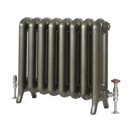 Milano Tamara - Oval Column Cast Iron Radiator - 560mm Tall - Classic Brass - Multiple Sizes Available