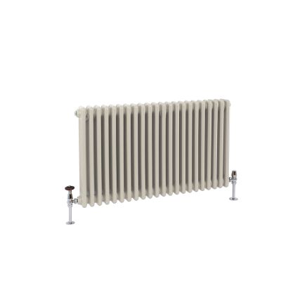 Milano Windsor - Horizontal Traditional Column Radiator - Triple Column - Choice of Neutral Finishes and Sizes