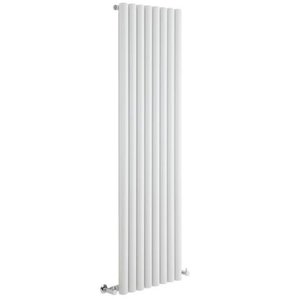 Milano Java - White Vertical Designer Radiator (Single Panel) - Choice of Size