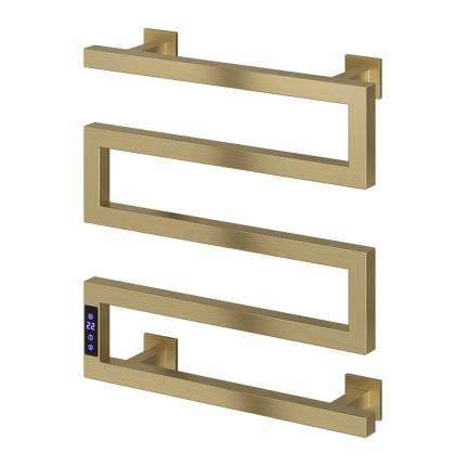 Reina Vispa - Stainless Steel Dry Electric Heated Towel Rail - 510mm x 500mm - Choice of Finish