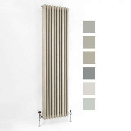 Milano Windsor - 1800mm Vertical Traditional Column Radiator - Triple Column - Choice of Neutral Finishes and Sizes