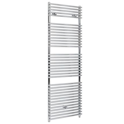 Milano x ECOSO Arno - Electric Chrome Bar on Bar Heated Towel Rail - Choice of Size and Heating Element