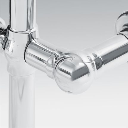 Milano - Traditional Chrome Heating Element Cable Masking Cover