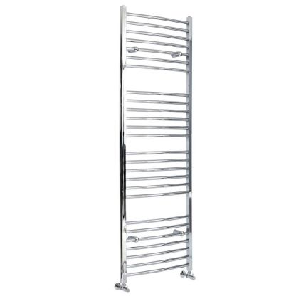Milano - Curved Heated Towel Rail - Choice of Finish and Size