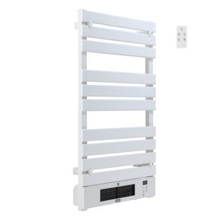 ECOSO Linus - White Smart Electric Heated Towel Rail with Fan - Choice of Size