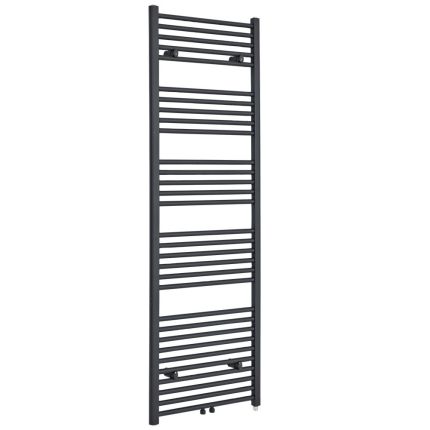 Milano x ECOSO Neva - Electric Anthracite Heated Towel Rail - Choice of Size and Heating Element