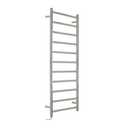 Milano Esk - Electric Stainless Steel Chrome Flat Heated Towel Rail - Choice of Size