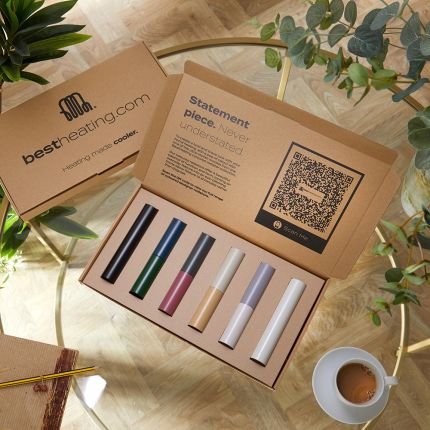 Milano - Coloured Radiator Sample Box - A Selection of Classic Finishes