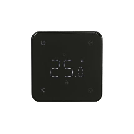 Milano Connect - Backlit Wi-Fi Thermostat for Electric Heating - Black