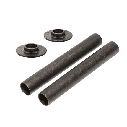 Milano - Pewter Radiator Pipe Sleeves (Pair)