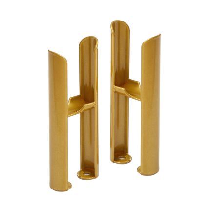 Milano Windsor - Traditional 2 Column Windsor Radiator Feet - Metallic Gold