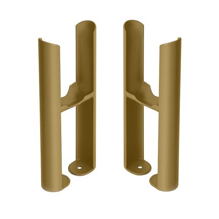 Milano Windsor - Traditional 2 Column Windsor Radiator Feet - Natural Brass