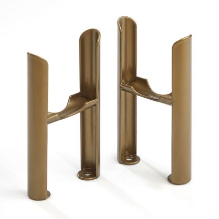 Milano Windsor - Traditional 3 Column Radiator Feet - Choice of Metallic Colours