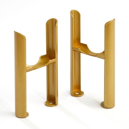Milano Windsor - Traditional 3 Column Windsor Radiator Feet - Metallic Gold