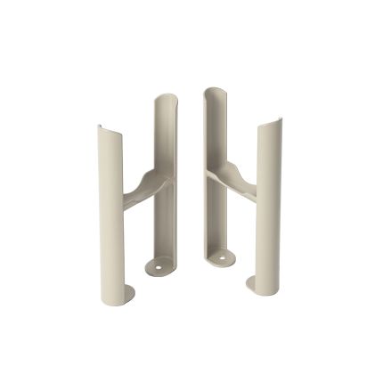 Milano Windsor - Traditional 3 Column Radiator Feet - Choice of Neutral Finishes