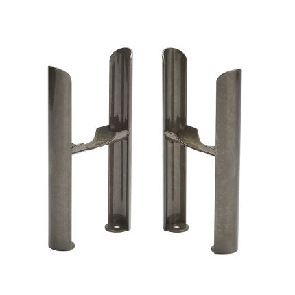Milano Windsor - Traditional 3 Column Radiator Feet - Lacquered Raw Metal