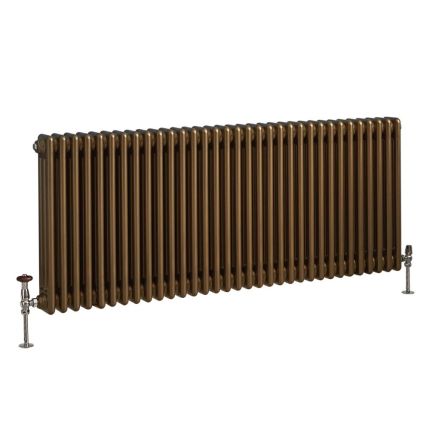 Milano Windsor - Metallic Bronze Horizontal Traditional Column Radiator - Triple Column - Choice Of Height & Width
