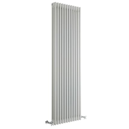 Milano Windsor - White Traditional Vertical Triple Column Radiator - Choice of Size