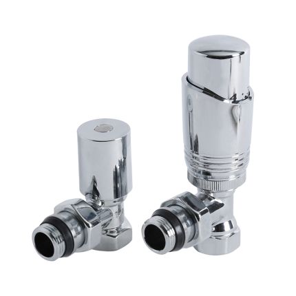 Milano - Chrome 1/2'' Female Thread Valve with Chrome TRV