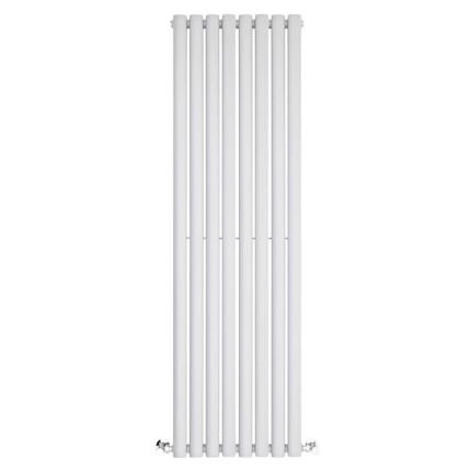 Milano Aruba - Modern White Vertical Designer Radiator 1400mm x 472mm (Double Panel)