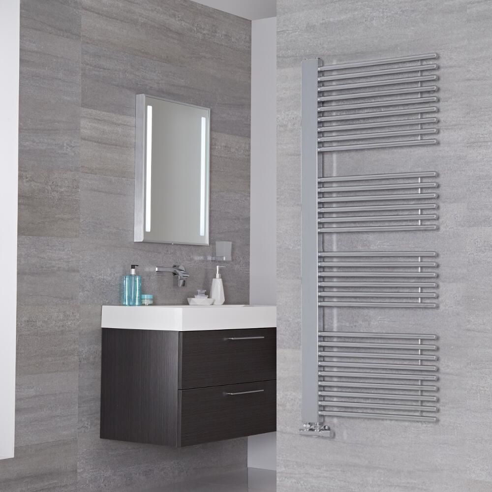 Lazzarini Way - Grado - Chrome Designer Heated Towel Rail - 1600mm x 600mm