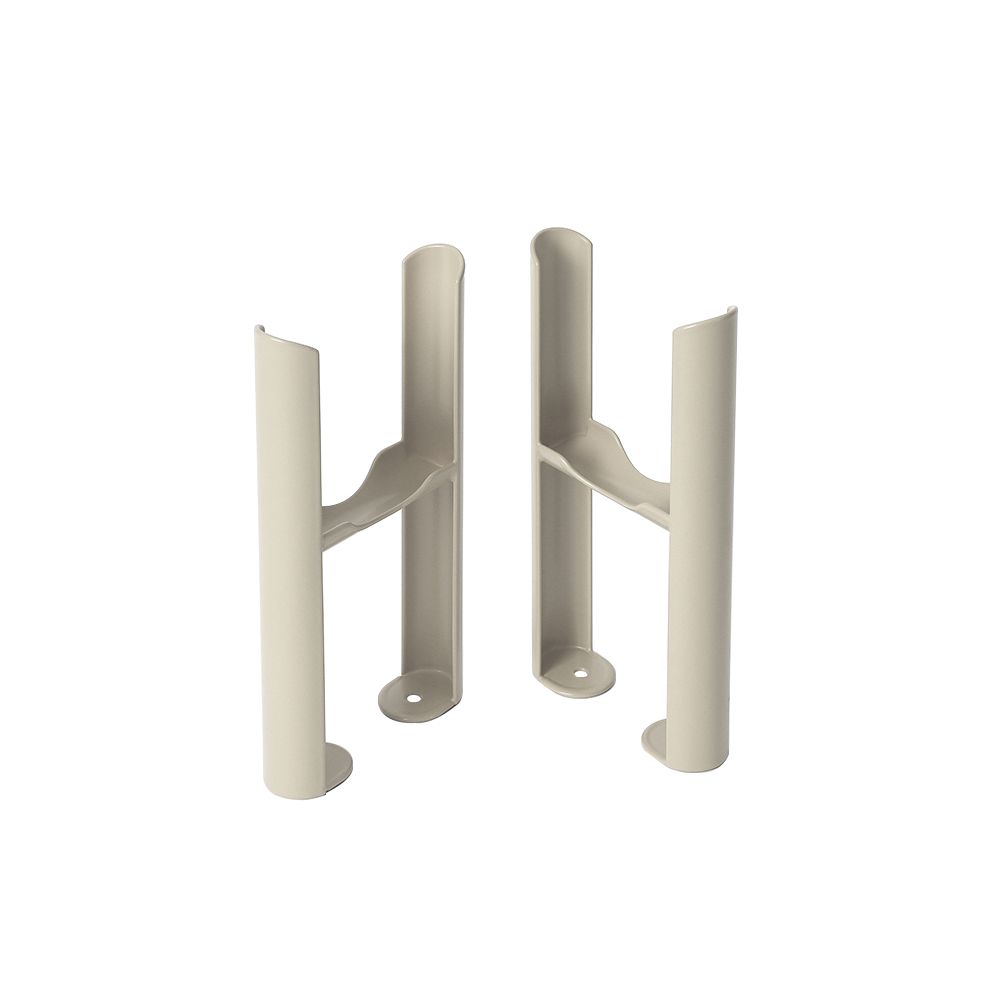 Milano Windsor - Traditional 3 Column Radiator Feet - Choice of Neutral Finishes